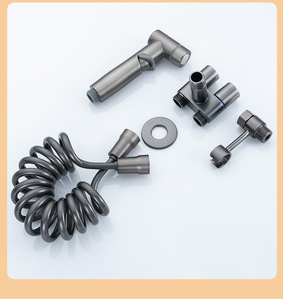 Douche hygiénique <span class=keywords><strong>pour</strong></span> toilettes, douchette bidet à double sortie, ensembles d'accessoires <span class=keywords><strong>de</strong></span> <span class=keywords><strong>salle</strong></span> <span class=keywords><strong>de</strong></span> <span class=keywords><strong>bain</strong></span>, siège <span class=keywords><strong>de</strong></span> toilette bidet - Product Image 6