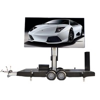 Remorque d'affichage LED mobile couleur P5 P6 en stock, étanche pour extérieur, pour écran LED publicitaire
