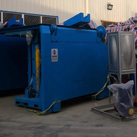 Fourneau de fusion électrique à induction industriel pour la fusion du fer, du cuivre, du bronze, de l'aluminium, de 500 kg à 1 tonne, pour la fusion de l'acier