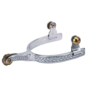 Bocados para Caballos Profesionales Euro Cavall Industries de Acero Inoxidable con Grabado de Rodillo de Trigo, Incluye 2 Correas de Cuero, Estilo Inglés y Western - Product Image 3