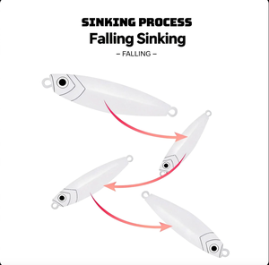 เหยื่อตกปลาแบบ Long Cast Flutter Spoon Jig สำหรับตกปลาคัลเตอร์และปลากะพง - Product Image 3