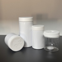Bouteilles en PET rose de haute qualité, utilisées pour l'emballage de produits médicaux, de fleurs, de capsules et d'autres produits avec couvercle CR
