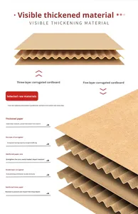 Boîtes d'expédition en carton ondulé robustes et personnalisées pour usage industriel, grandes boîtes en carton durables pour la logistique - Product Image 4