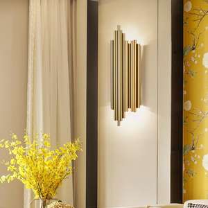 โคมไฟติดผนังสไตล์ยุโรปแบบ sconces ล็อบบี้โพสต์ไฟติดผนังทางเดินสุดสร้างสรรค์ทันสมัย - Product Image 6