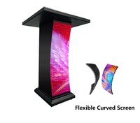 Pantalla LED Creativa para Atril, 720×480P, para Foros Académicos y Salas de Conferencias Universitarias, Sistema de Podio Digital para Presentaciones