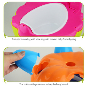 Orinal plegable portátil de diferentes aviones para niños, asiento de entrenamiento con reductor de Pinguin, orinal para bebé - Product Image 6