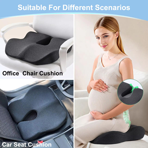 <span class=keywords><strong>Coussin</strong></span> <span class=keywords><strong>de</strong></span> siège orthopédique en mousse à mémoire <span class=keywords><strong>de</strong></span> forme, doux et respirant, pour voiture, avec techniques <span class=keywords><strong>de</strong></span> couture, pour soulager les douleurs dorsales, sciatiques et du coccyx - Product Image 5