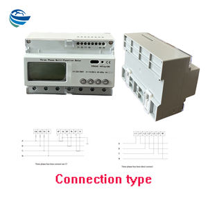 เครื่องวัดพลังงาน<span class=keywords><strong>3P4W</strong></span> 3P3W แบบมัลติฟังก์ชั่น3*220V/380V พร้อมเครื่องวัดพลังงาน Rs485 3เฟสมาตรฐาน IEC - Product Image 3