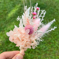 Vente en gros de fleurs séchées artisanales de longue durée, boîte cadeau de Noël, mini bouquet, gâteau, mariage, Pâques, décorations festives, cadeau