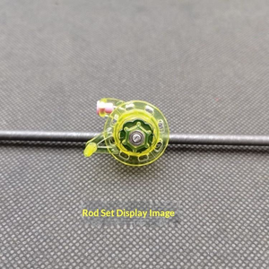 Mini moulinet de pêche à la carpe d'hiver, moulinet spinning à poignée sphérique avec frein maximal pour eau salée et eau douce, idéal pour la pêche sur glace en rivière - Product Image 3