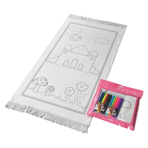 <span class=keywords><strong>Tapis</strong></span> de prière <span class=keywords><strong>interactif</strong></span> pour enfants musulmans 2026, <span class=keywords><strong>tapis</strong></span> de prière islamique de qualité supérieure, ensemble cadeau pour enfants avec stylo à colorier - Product Image 5