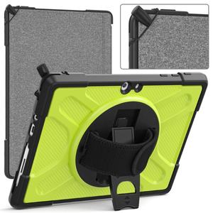 Microsoft Surface Go 1 2 3ユニバーサルヘビーデューティハイブリッド頑丈回転手ストラップフォールドキックスタンドタブレット保護TPUケース - Product Image 5