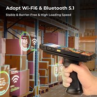 Nouveau scanner de codes-barres portable robuste 4G WiFi GPS NFC RFID 1D 2D Android 11 PDA