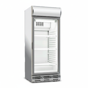 Refrigerador Exhibidor de Bebidas Klimasan de 257 L, Comercial, Vertical, de Una Puerta de Vidrio, Temperatura Única, Color Blanco, 220-240V, Clima B/C - Product Image 2