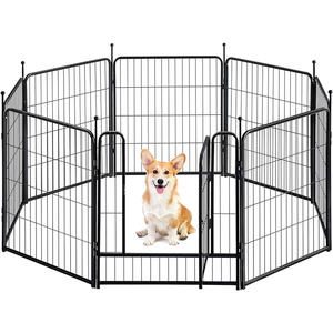 Commerciale a buon mercato zincato filo di acciaio cane canile grande cucce indoor per la vendita - Product Image 1