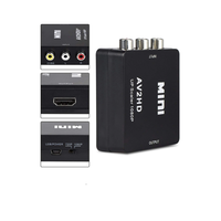 Adaptateur Upscaler AV vers HDTV Mini Convertisseur AV2HD 1080P RCA Composite pour PS2 Wii N64 Lecteur VCR DVD