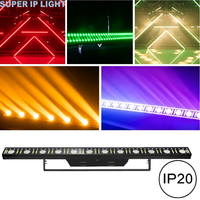 Barre lumineuse à matrice de points LED DMX 12 pièces avec effets de stroboscope RGBW et de poursuite de pixels pour bars, clubs et soirées