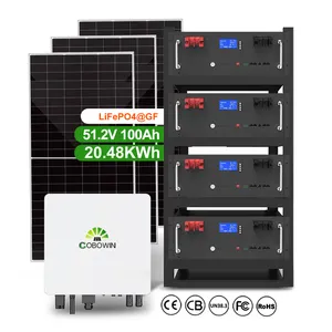 51.2V Lithium Ion Power Station 10kw 15kw 20kw 30kw 40kw Power Storage Bank 10KWH Power Station