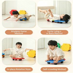 Four Wheel Secure <strong>Ride</strong> <strong>Scooter</strong> With Happy Bear Pattern for Joyful Introduction to <strong>Scooting</strong> <strong>and</strong> Sensory Input - Product Image 5