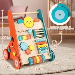 Nouveau trotteur bébé chinois 5 en 1, grand modèle standard avec roues et station de jeu - Product Image 2