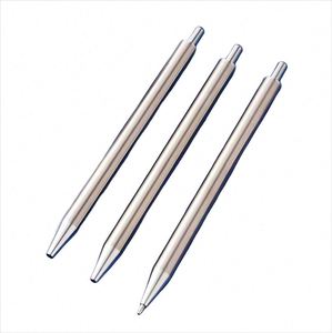Silver High End Metal Ballpoint <b>Pen</b> with logo Slim Signature <b>Pen</b> Customizable Luxury Rollerball <b>Pen</b> Suitable for Advertising - Product Image 1