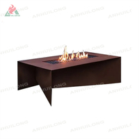 Corten Steel Flame Propane Extérieur Patio Gaz lpg Chauffage Cheminée Gaz Intérieur