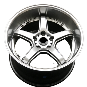Nouvelle conception T5R 2P <span class=keywords><strong>Jantes</strong></span> en alliage de <span class=keywords><strong>18</strong></span> <span class=keywords><strong>pouces</strong></span> pour voiture, à cinq branches, pour véhicules de tourisme avec PCD de 100 mm, autres roues - Product Image 1