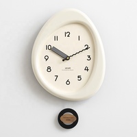Reloj de péndulo EMITDOOG, decoración de pared, reloj de arte grande, reloj de pared de cuarzo silencioso, reloj de pared DIY con Péndulo para decoración de oficina y dormitorio, ventas