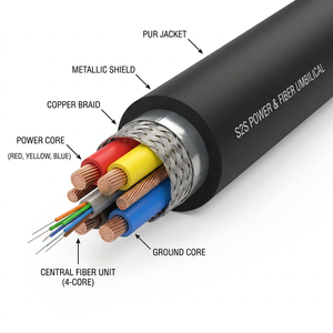 <span class=keywords><strong>ส</strong></span>ายเคเบิลเชื่อมต่อเรือ PrimePro S2S: 6.6/11kV HV คอมโพสิต, ไฟฟ้า+ไฟเบอร์+ควบคุม, ทนทานต่อรังสียูวี/ละอองเกลือ, เกรด<span class=keywords><strong>ส</strong></span>ำหรับงานทางทะเล - Product Image 1