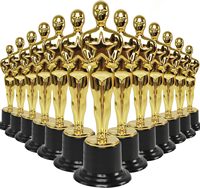 Prix d'usine délicat personnaliser trophée en or plaqué brillant personnalisé prix gagnant en métal et trophées de reconnaissance de marque