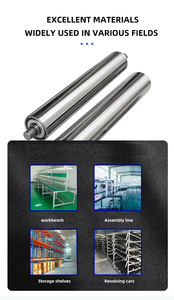25mm x 300mm 50x500mm anti bakterielle Fließband-Förder rolle aus Edelstahl für die Verwendung <span class=keywords><strong>in</strong></span> Restaurants und Produktions anlagen - Product Image 6