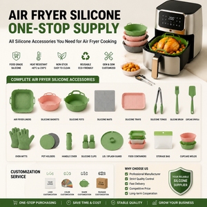 Rivestimenti in Silicone Riutilizzabili <span class=keywords><strong>per</strong></span> <span class=keywords><strong>Friggitrice</strong></span> <span class=keywords><strong>ad</strong></span> <span class=keywords><strong>Aria</strong></span>, Ciotola in Silicone, Vassoio <span class=keywords><strong>per</strong></span> Cottura, <span class=keywords><strong>Accessori</strong></span> <span class=keywords><strong>per</strong></span> Forno - Product Image 6
