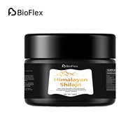 Résine de Shilajit Pur de l'Himalaya en Gros, Marque Privée Personnalisée, 30g 50g, Suppléments en Vrac, 75% Acide Fulvique avec Cuillère
