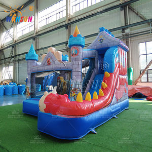Castillo Inflable Winsun, Combo Semicerrado de PVC, Resistente al Fuego, Impermeable, Sin Plomo, Tamaño Personalizado, Comercial, para Exteriores, Brincolín - Product Image 6