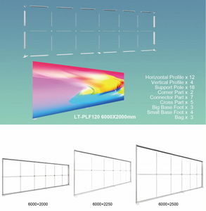 Caja de Luz para Ferias Comerciales, Perfil de Aluminio de Alta Calidad, Stand Publicitario con Iluminación Portátil SEG, Retroiluminación Portátil para Ferias Comerciales - Product Image 3