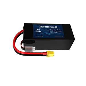 HYH <span class=keywords><strong>OEM</strong></span> 无人机电池 22.2V 6S 9500mAh 锂电池 75C 锂电池组 500 次循环 适用于 FPV 无人机 - Product Image 2