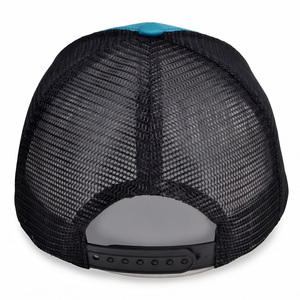 Cappello Trucker Regolabile a 6 Pannelli per Uomo e Donna, Formale, in Tela con Stampa a Rilievo, Patch in Pelle, Visiera Curva, Casual, in Tessuto Comune, da Viaggio - Product Image 4