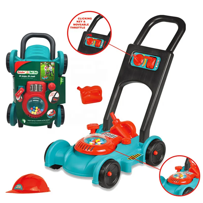 Children Early Learning Tool Set Lawn Mower Happy Garden Toy
