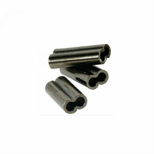 Single Brass Fishing <b>Crimp</b> Sleeves for Copper Tube <b>Wire</b> Leader Size 0.6-2.5mm Durable Metal Material - Product Image 3