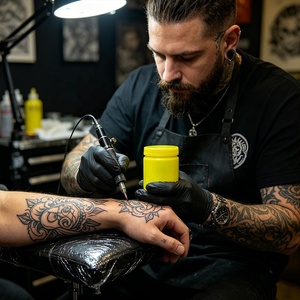 Crema de Lujo para Tatuajes para Estudios de Alta Gama y Spas de Lujo, con Logotipo y Empaque Personalizados - Product Image 4