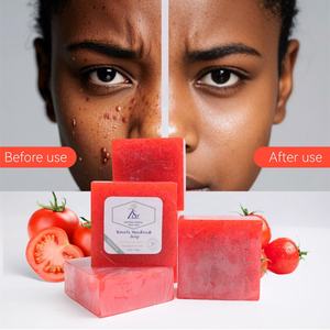 תווית פרטית הלבנת סבון עגבניות הברק שמן זית ויטמין c סבון בעבודת יד 100 גרם סבון אמבט - Product Image 3