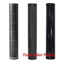 Panneau solaire tubulaire N-Type IBC 100W le plus durable pour la surveillance par caméra de vidéosurveillance et les poteaux d'éclairage solaire