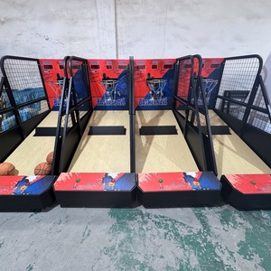 Máquina de Tiro de Baloncesto Portátil para Exteriores JoyFunplay para 2 Jugadores, con Monedas, Divertida para Parques Deportivos y Plazas - Product Image 6
