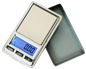 Balance de poche portable avec logo personnalisé Balance de poids en or pour bijoux Balance de poche numérique électronique LCD