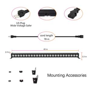 U'King – éclairage de scène à 24 LED, boîtier en aluminium DMX, lumières stroboscopiques LED, rondelle murale - Product Image 6