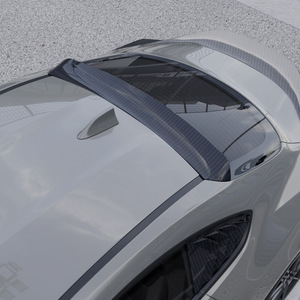 Rear Spoiler For Toyota GR86 Subaru BRZ 2022 Carbon Fiber Texture Piano Black ABS Ducktail Trunk Lip - Product Image 3