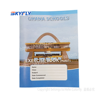 Carnets Scolaires A5 de Gros Ghana Agrafés Cahier d'Exercices et de Notes Fournisseur Impression Personnalisée pour Étudiant