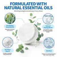 Lot de 6/12 Pastilles de Douche Effervescentes Naturelles, Véganes et Biologiques, pour Bain et Douche, Ensemble d'Aromathérapie