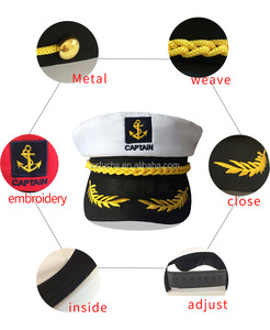 Chapeau de <span class=keywords><strong>marin</strong></span> de yacht pour femmes et hommes, en gros, pour fête de fiançailles, fête de mariage, rose, vert, violet, blanc, bleu - Product Image 5