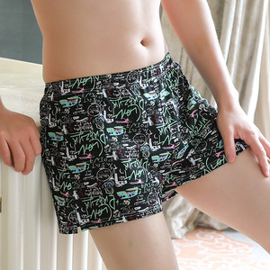 Calzoncillos de Hombre de Algodón con Estampado de Grafiti, Tejido Sin Costuras, Transpirables, Ecológicos, para el Hogar y el Tiempo Libre, Venta al Por Mayor - Product Image 1